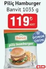 BANVİT PİLİÇ HAMBURGER 1035 G